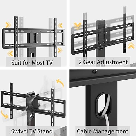 79" Iron TV Stand