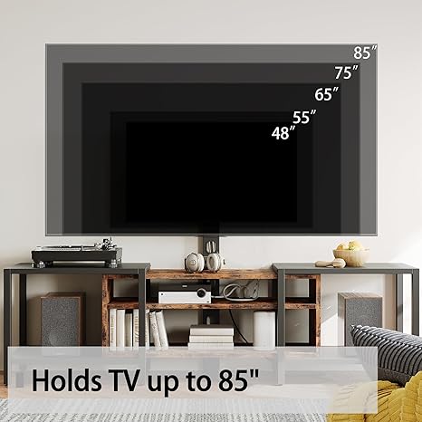 79" Iron TV Stand