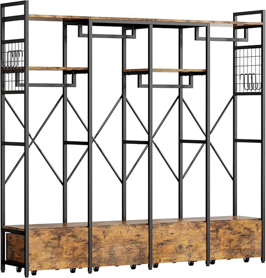 Iron free-standing Garment Racks